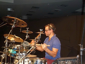 Oded Kafri Solodrumming im Januar 2015